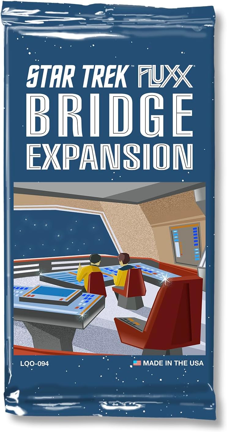 Star Trek Fluxx: Bridge Expansion โ 2-6 Players โ Card Games for Family โ 5-30 Mins of Gameplay โ Games for Family Game Night โ Card Games for Kids & Adults Ages 8+ - English