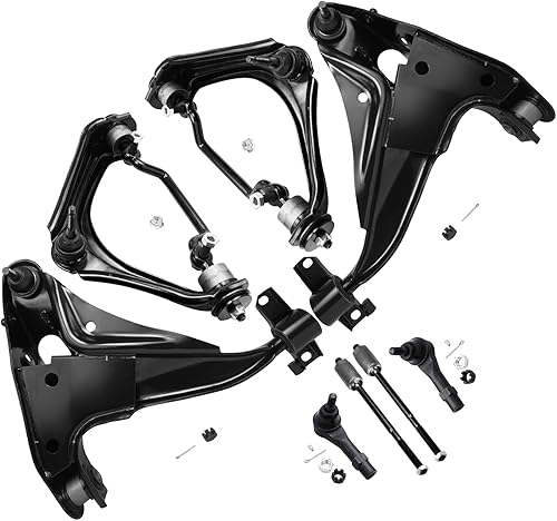 Miniatura 158 de Detroit Axle - Kit de suspensión frontal de 8 piezas para Chevy Aveo Aveo5 Pontiac G3 Wave Wave5 Suzuki Swift+ 2 brazos de control inferiores con