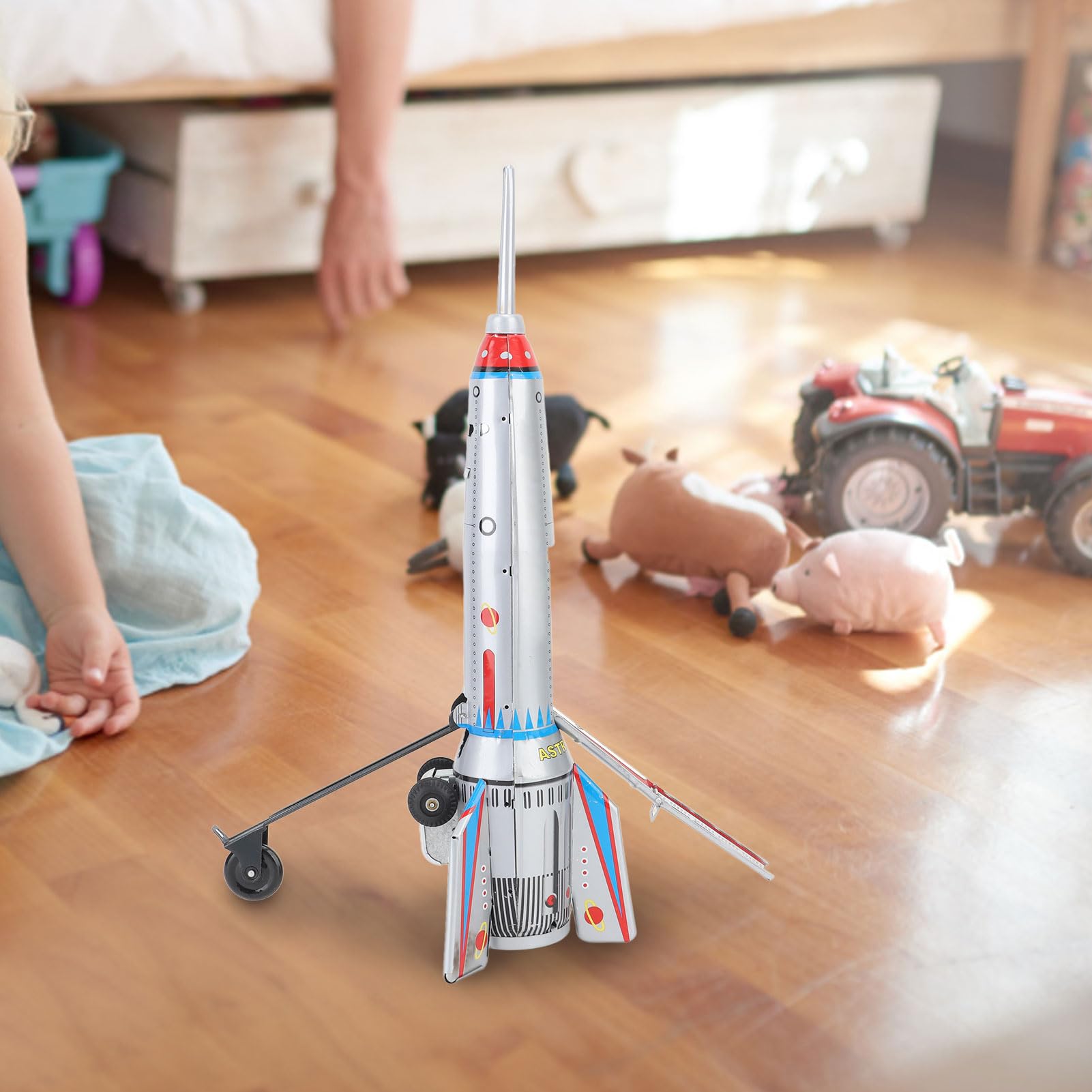 Amazon.co.jp: ブリキのロケットおもちゃ、Ms378 ヴィンテージ