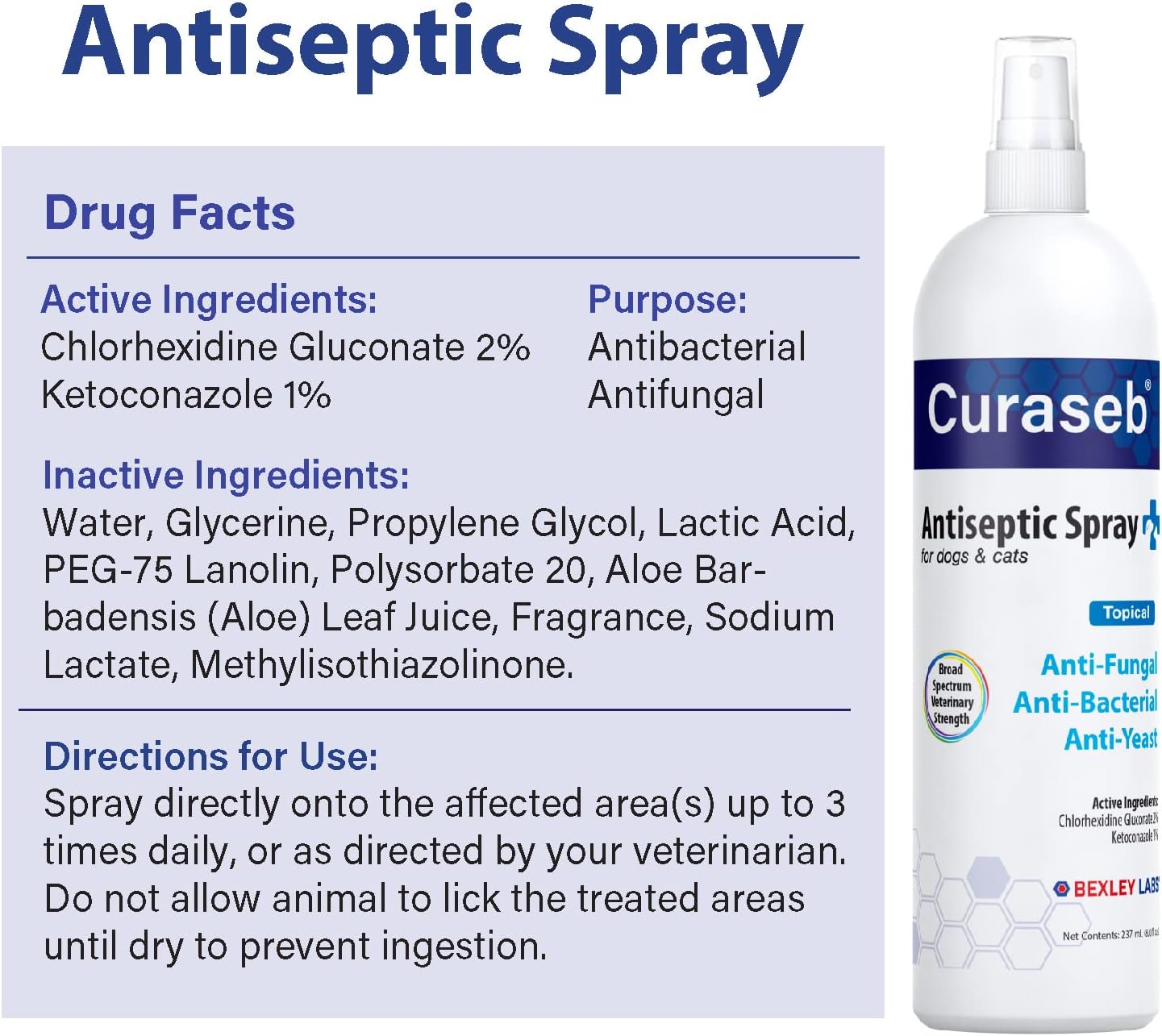 medicated antiseptic spray for dogs