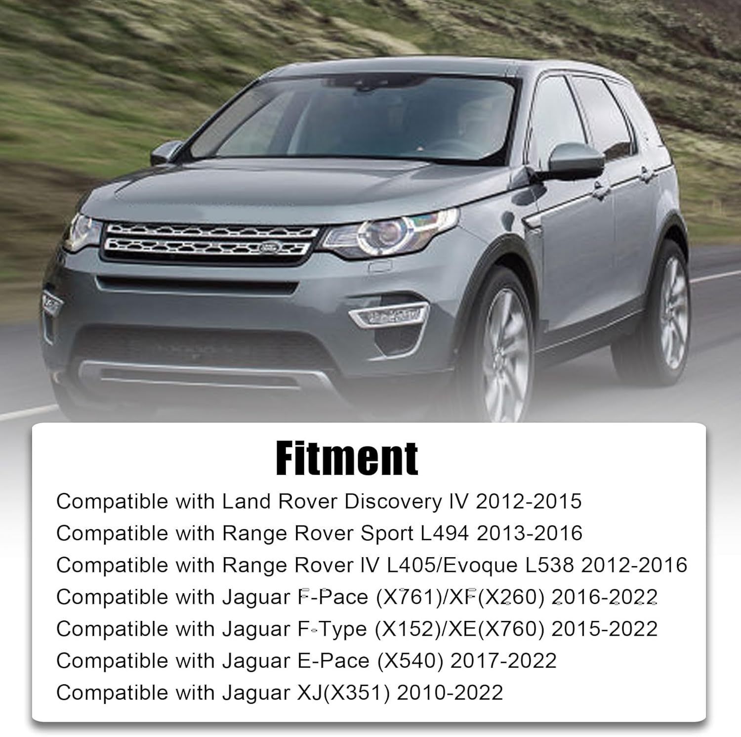 Front Rear Backup Camera Compatible with Land Rover Discovery IV 2012-2015 Compatible with Jaguar E-Pace (X540) 2017-2022 Compatible with Jaguar XE (X760) 2015-2022 Replace FW93-19H422-AB