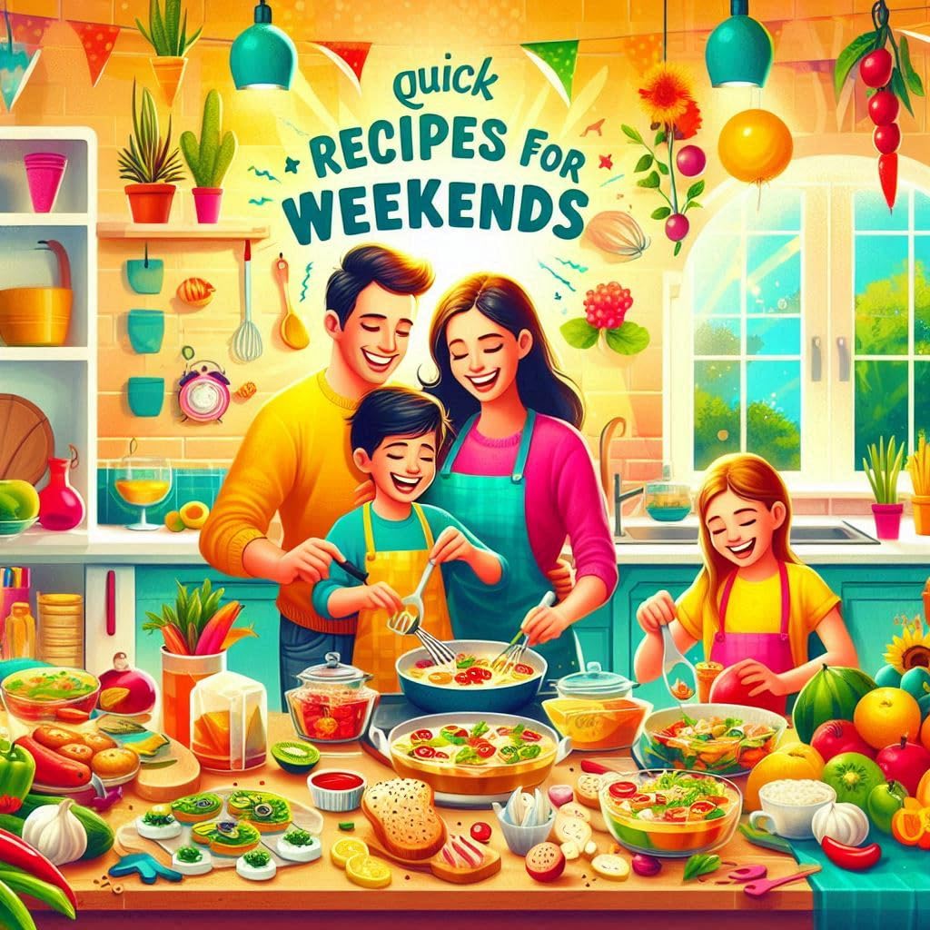 Quick Recipes for Weekends : Recipes for Breakfast, Snacks, Dinner, and More!