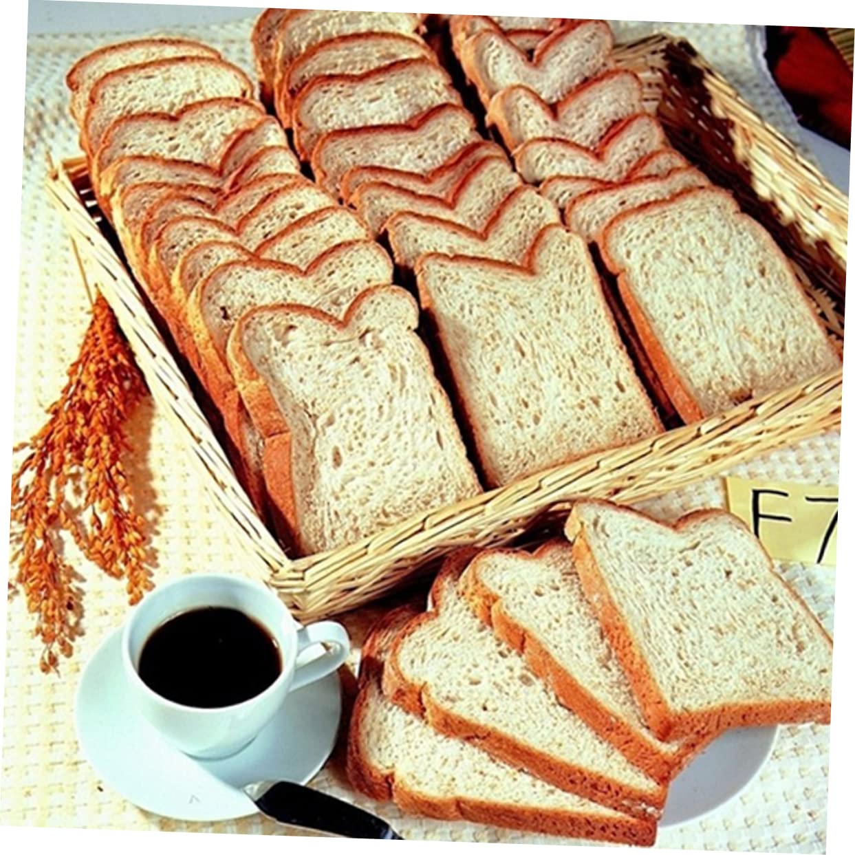 FELTECHELECTR Foldable Plastic Toast Slicer Versatile Loaf and Sandwich Cutter for Home Use Easy Storage Design for Even Slicing of Bread Bagels and More