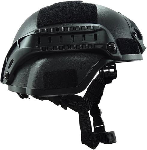 Miniatura 2 de ATAIRSOFT Casco táctico Airsoft Paintball MICH 2000 con riel lateral y soporte NVG
