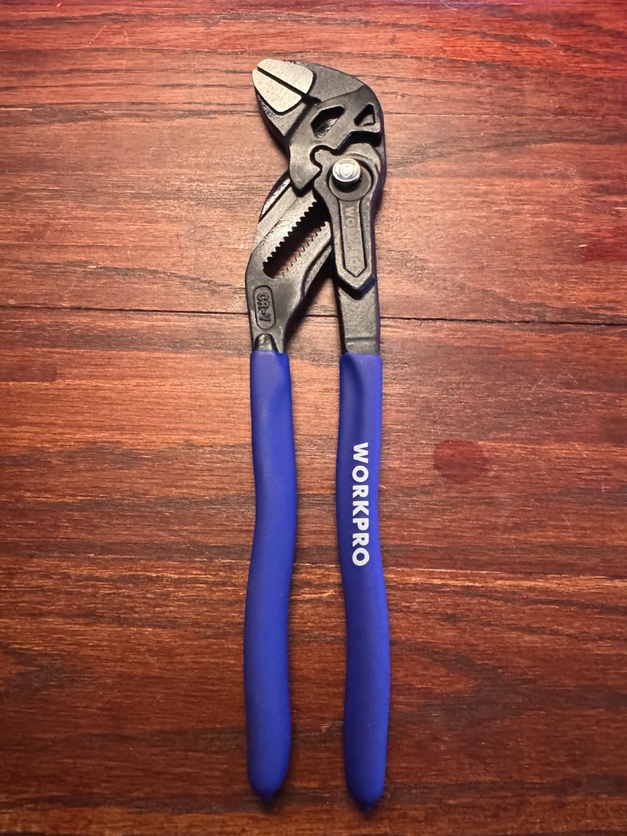 WORKPRO Pliers Wrench Set, 7 & 10-Inch CR-V Construction Wrench Pliers, Adjustable Parallel Smooth Jaw Pliers, Black Finish, Groove Lock Mechanism photo review