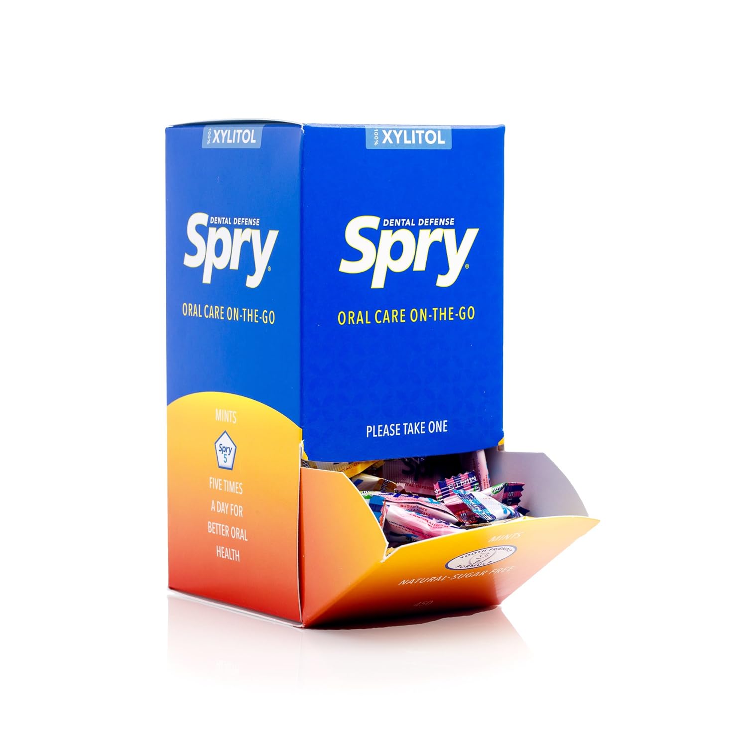 Spry Fresh Natural Xylitol Stronger Longer Chewing Gum Dental Defense System Aspartame-Free Sugar Free Gum (Variety, 2 Count - Pack of 225)