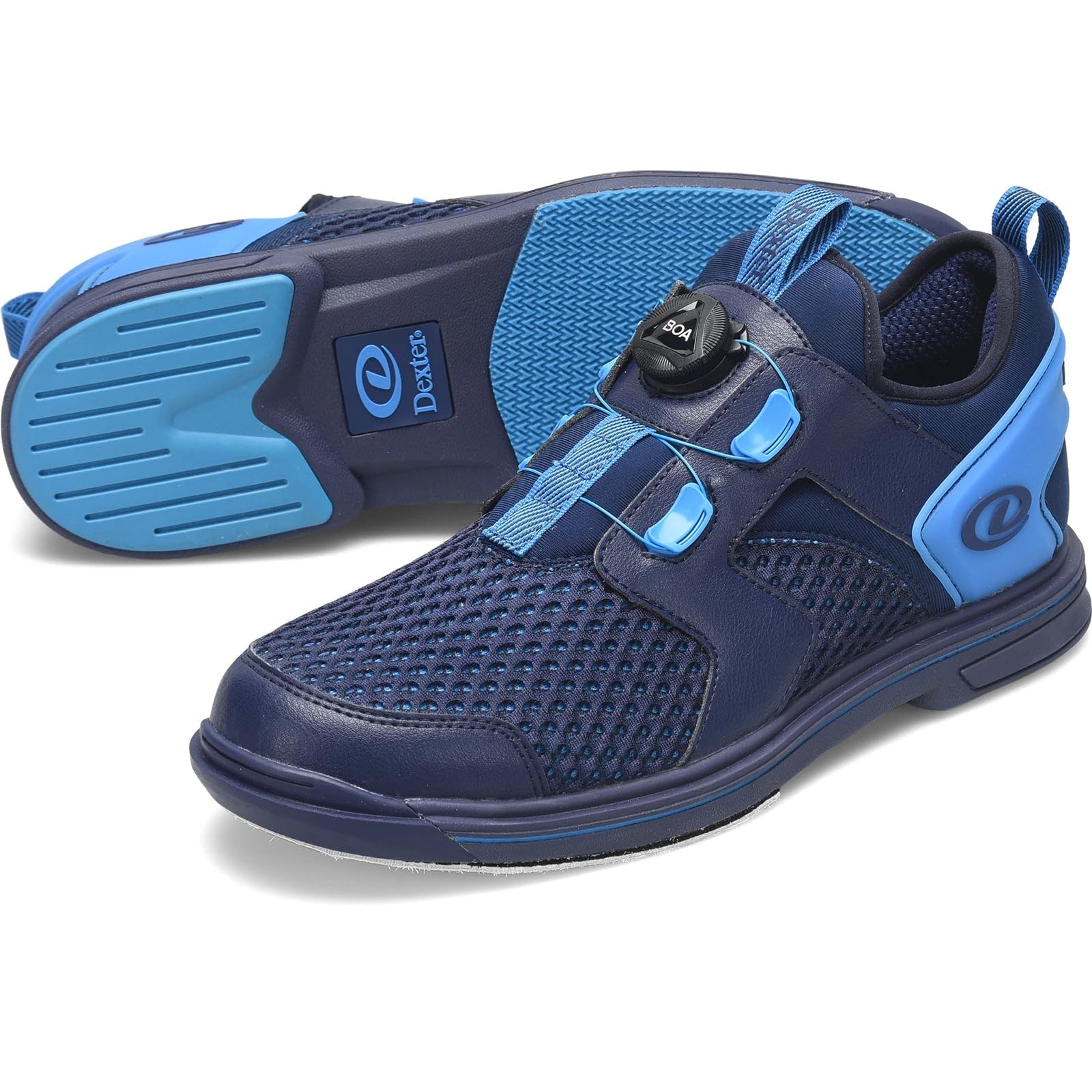 Dexter Herren Bowling Shoes SST 8 Power Frame BOA Bowlingschuhe, Weitweiß/Schwarz, Größe 45