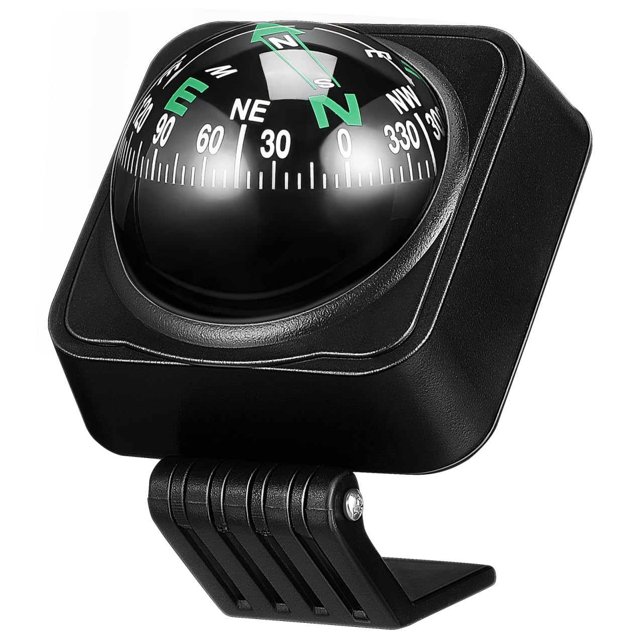Housoutil Car Dashboard Compass, Auto Navigation Ball for Car, Marine Direction Indicator Compass for Trucks, Vehicle Dashboard Ornament, Wayfinding Aid, Hiking Cycling Driving Boat Direction Guidance
