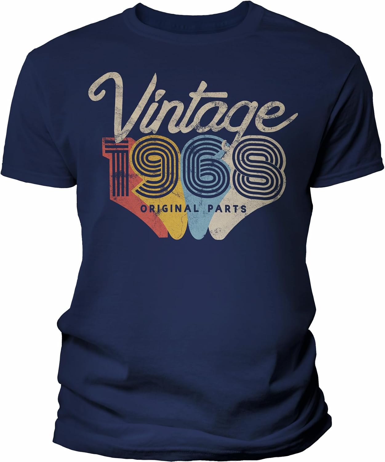57th Birthday Gift Shirt - Classic 1968 Retro Design For Men, Customizable