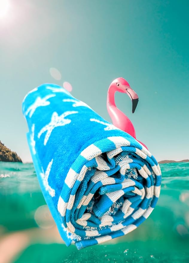 Oversized Flamingo Beach Towel For Adults - Sand-Free Quick Dry Microfiber, 30x70 Inches, Lightweight Travel Towel 1 thumbnail image
