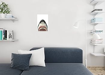 Amazon.co.jp: Great White Shark Jaws Attack イラスト サメ