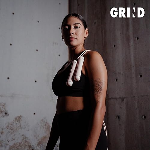 Miniatura 3 de GRIND  Cuerda de saltar  Flotador ajustable  Sin enredos, velocidad rápida con rodamientos de bolas  Asas ergonómicas de agarre suave  Cuerda de