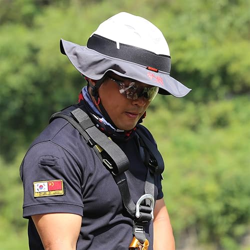 Miniatura 9 de Decoraciones del 4 de julio, casco de escalada, sombrero de sol, cascos de seguridad, accesorios de protección solar, traje para el equipo de