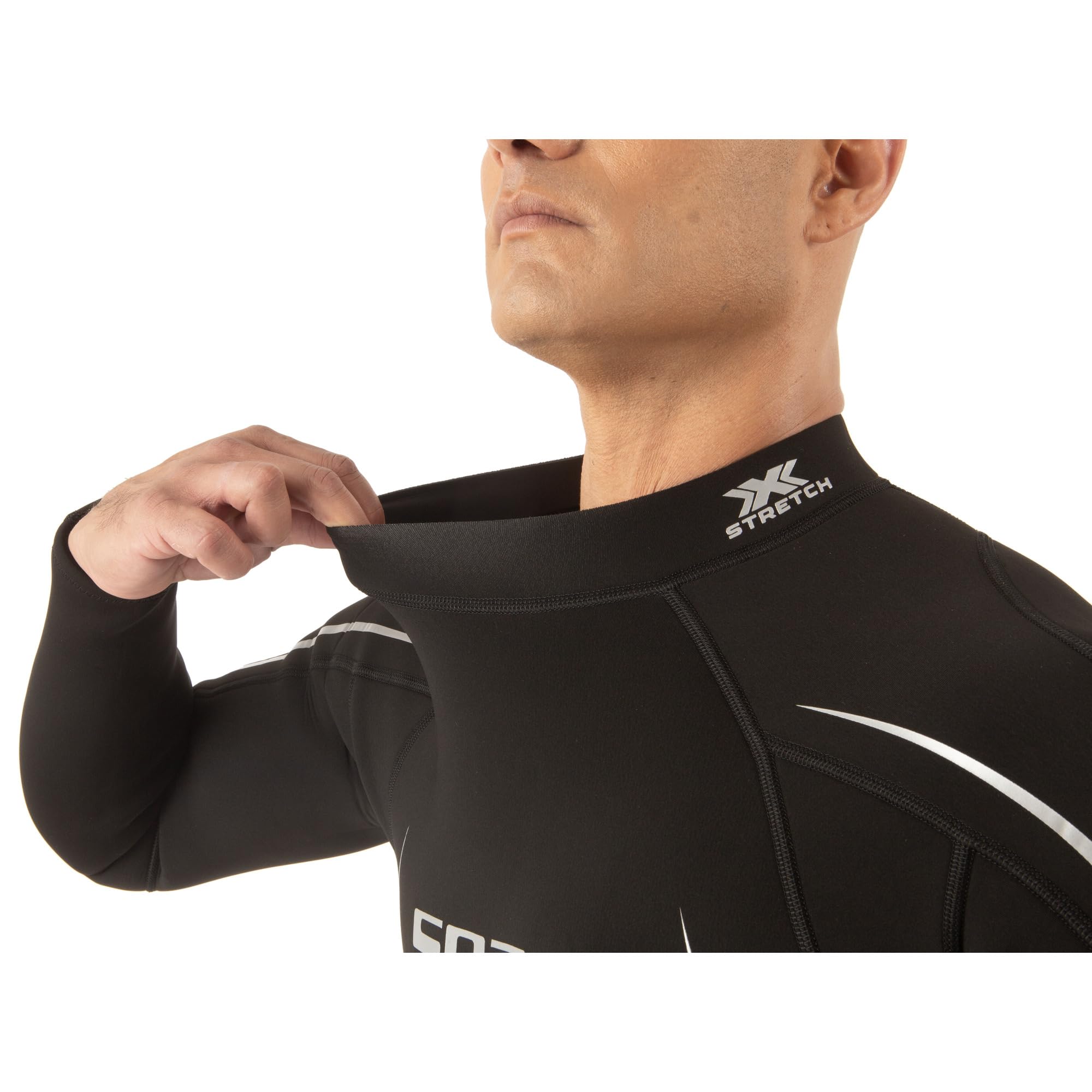 SEAC Feel-S Man 3mm – Muta da uomo in neoprene UltraStretch 3 mm, con cerniera posteriore YKK, cuciture Flatlock e ginocchiere rinforzate – Muta sub, snorkeling e freediving