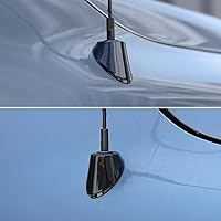 Vista 7 de Cubierta de antena compatible con Nissan Titan 2016-2023 (negro brillante)