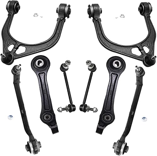 Miniatura 161 de Detroit Axle - Kit de suspensión delantera de 8 piezas para Toyota Sienna 2004-2010, brazos de control inferiores con rótulas interiores exteriores