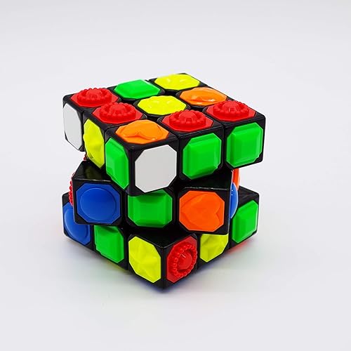 Miniatura 5 de Cubo Mágico 3X3x3 Táctil Cubo para Ciego 3D Grabado Braille Huella Digital Speed Cube