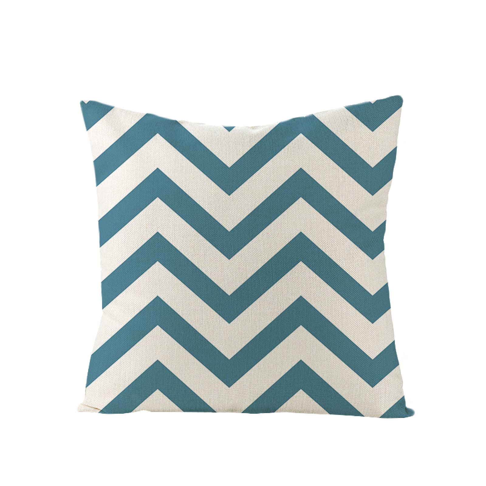 Sofa Fundas Cojines 60x60 Pack de 4 Cuadrado,Funda de Almohada Lino con Cremallera Invisible,Funda de Cojín Decoración para Hogar Sala Cama Jardín Silla Coche-geometría