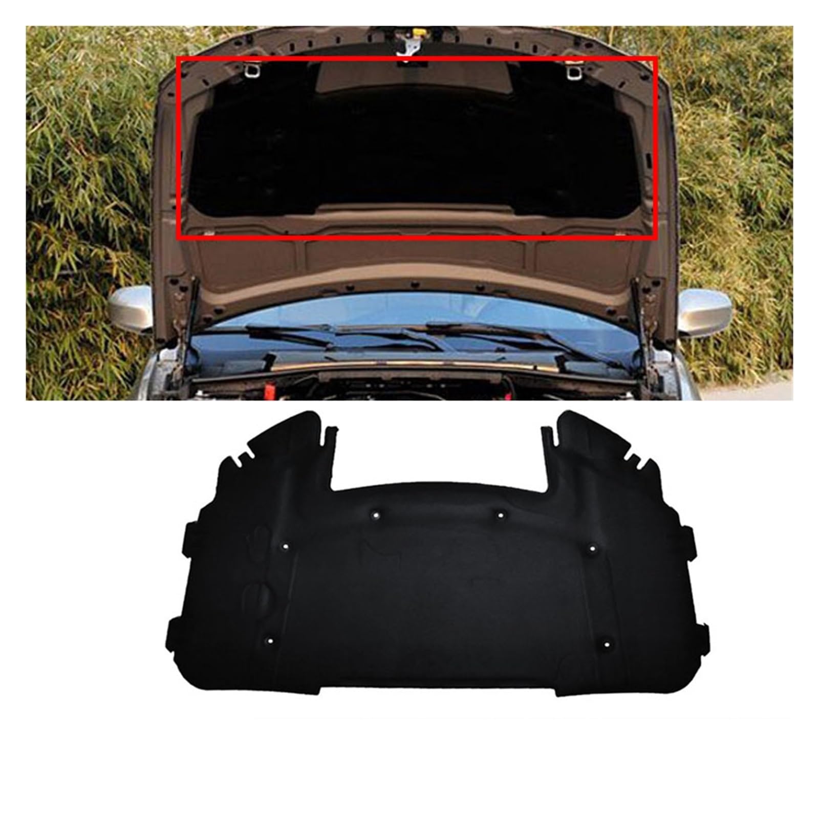 Isolamento Acustico Cofano Motore BMW E90 E91 E92 E93 - Tappetino Insonorizzante - Foto 6