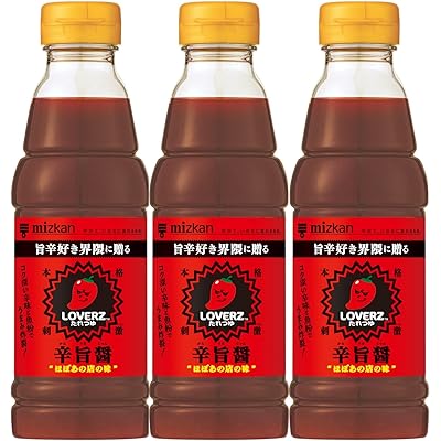 ミツカン LOVERZ (ラバーズ) たれ つゆ 辛旨醤(麺つゆ めんつゆ ラーメンスープ) 360ml×3本