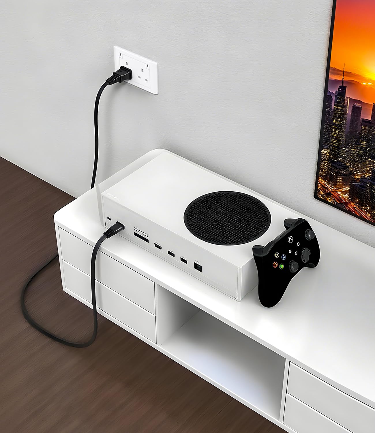 Netzteilkabel für Xbox Series S/X, Xbox One X/S, für Sony PS4 PS5 PS3 Slim PlayStation5 4 3 TV Drucker Universal Lautsprecher Ersatz