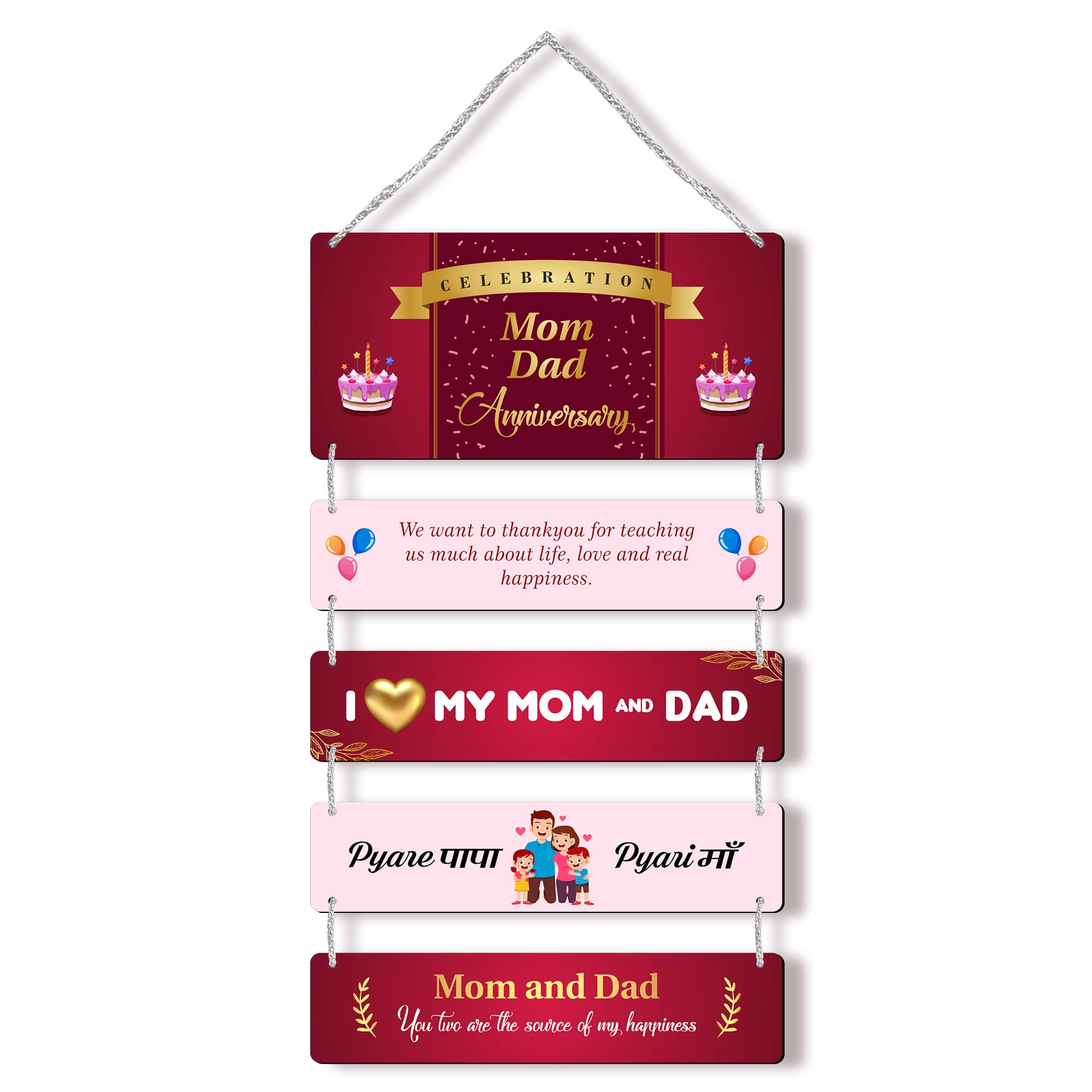 Anniversary Wall Hanging - Beautiful Quote Gift -11