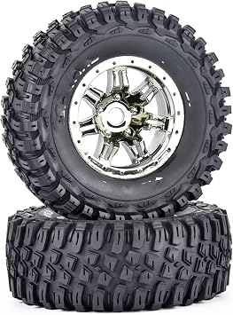 RC Tyre Toys Models Compatible With ZD For RACING DBX07 1/7 RC Remote Control Model Car For Desert Truck Tires Wheels 165 * 63mm 17mm AdaptorSilver