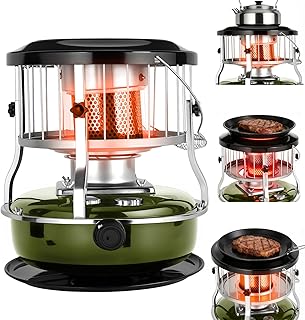 Indoor & Outdoor Kerosene Heater, Radiant Heating, Portab...