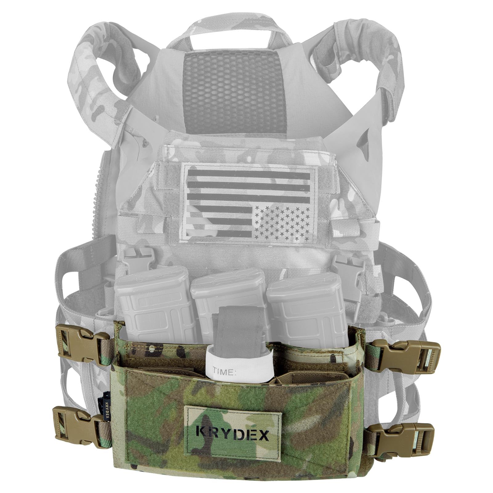 KRYDEX GEAR MK3 Plakat mit Hakenverschluss für Taktische Weste Chest Rig