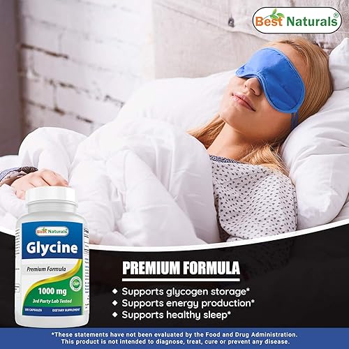 Miniatura 5 de Best Naturals Suplemento de glicina 1000 mg y polvo de inositol 1 libra