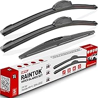 Vista 32 de Juego de limpiaparabrisas de 24" 17" 10" de repuesto para Dodge Caliber 2007 2008 2009 2010 2011 2012, limpiaparabrisas delantero y trasero