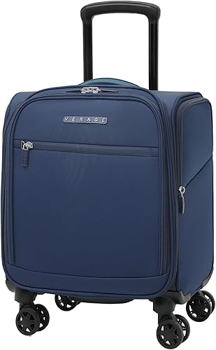 Verage Carry On Underseat Luggage with Wheels & USB Port, Wheeled Spinner Bag Carry-on Luggages for Airlines, Lightweight Suitcase Men Women, Pilots