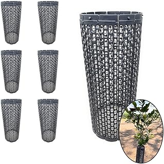 Smart Spring Plant and Tree Guard Protector; Wrap Tall Expandable Grow Tubes Around Trunk Bark, Landscape Plants, Sapling...