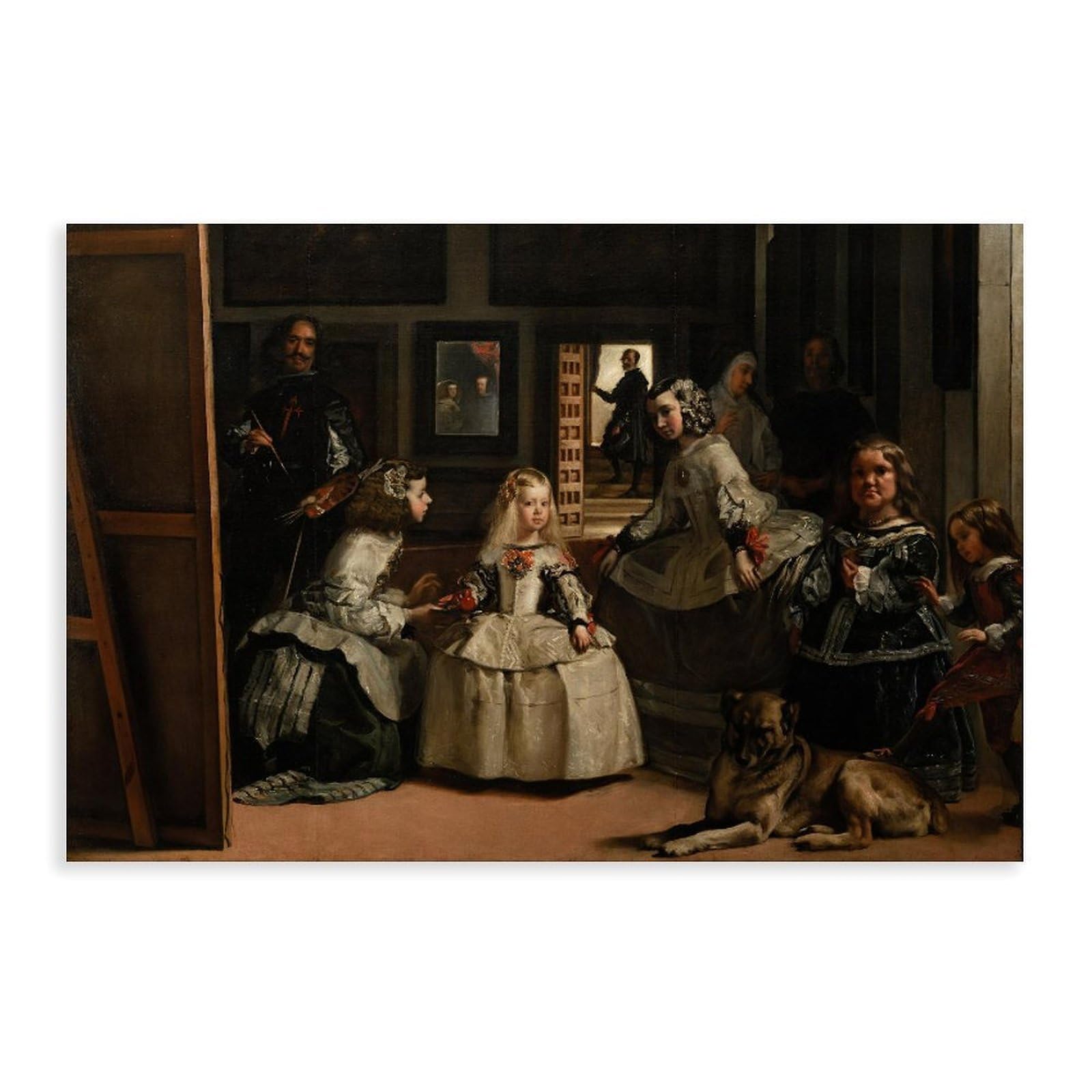 WCYB Diego Velazquez - Las Meninas Posters Prints Canvas Deco Paintings Wall Art Unframe 20" L X 30" W