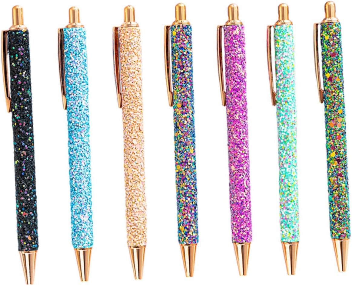 Angoily 7Pcs Aesthetic Ballpoint Pens Ergonomic Writing Supplies Gradient Colors Smooth Writing Experience for School Office Use Angoily 7Pcs Aesthetic Ballpoint Pens Ergonomic Writing Supplies Gradient Colors Smooth Writing Experience for School Office Use