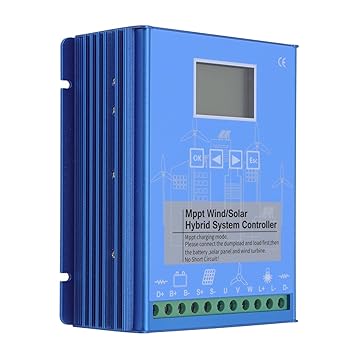 Solar Energy Controller, Smart MPPT Boost Charging 12V 24V Wind Solar Hybrid Controller, High Efficiency for Power Plants GPI-1010K