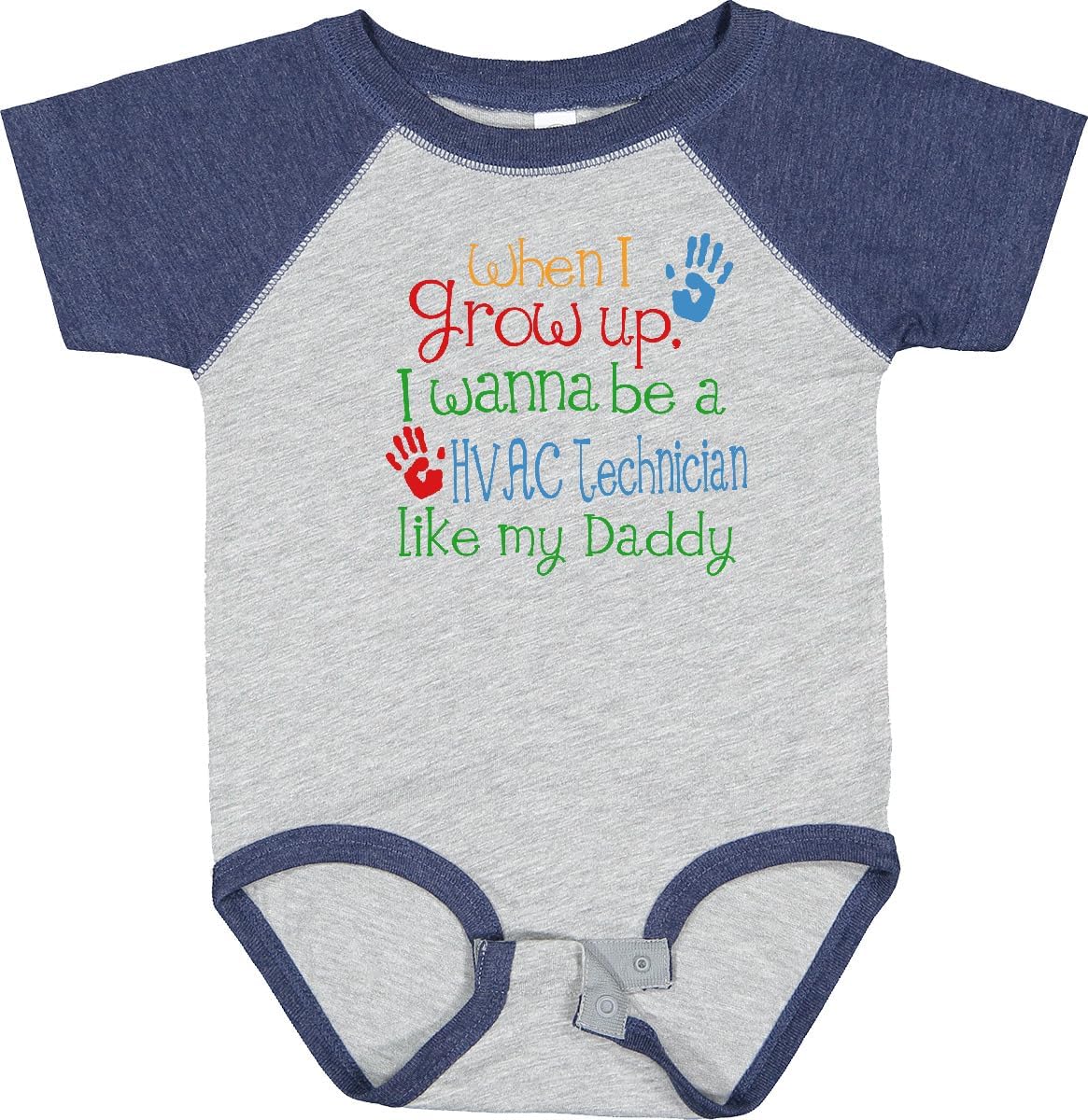 inktastic Hvac Technician Like Daddy Baby Bodysuit