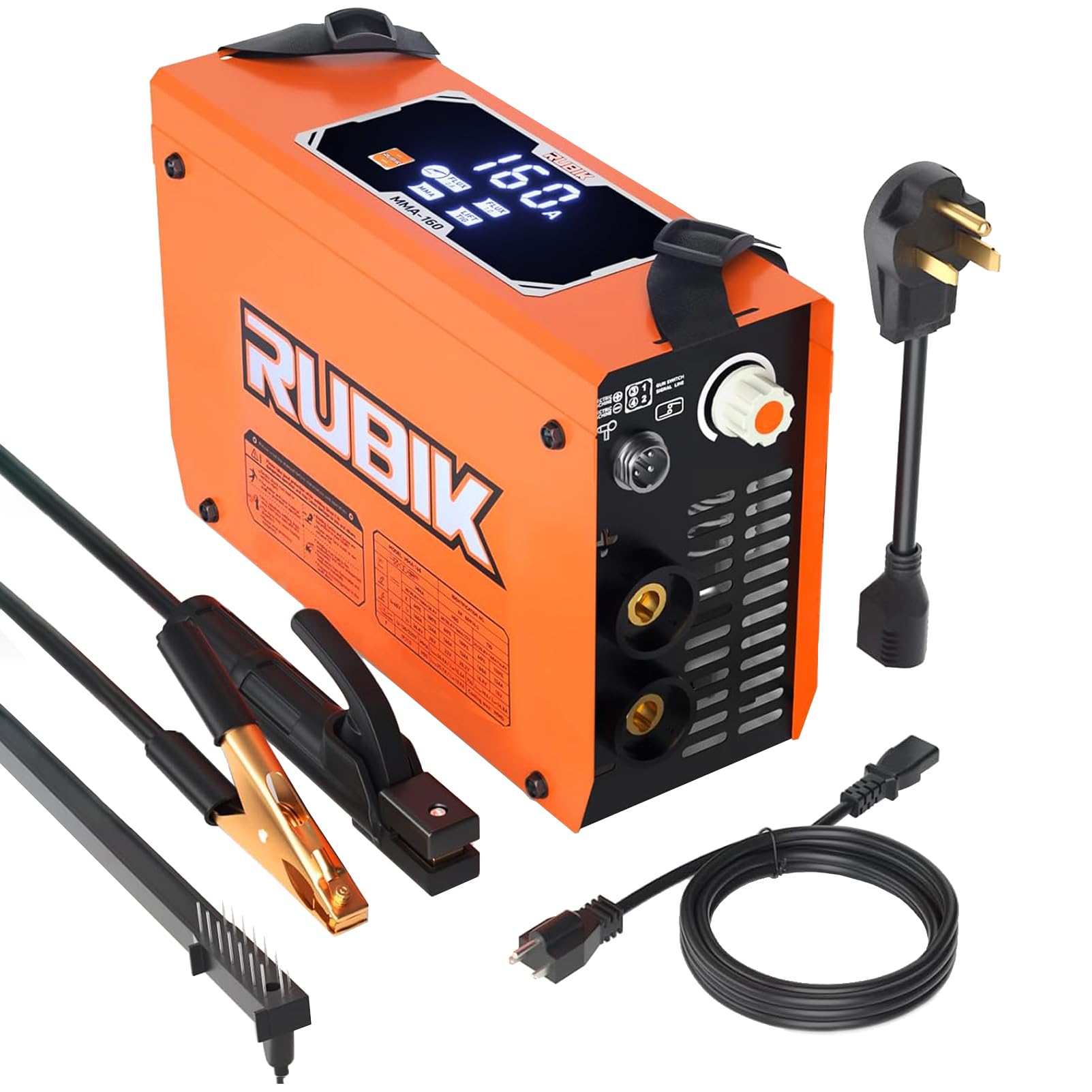 Rubik Mini 160A Stick Welder 110/220V, 3 in 1 Welder Machine（Not Spool Gun）
