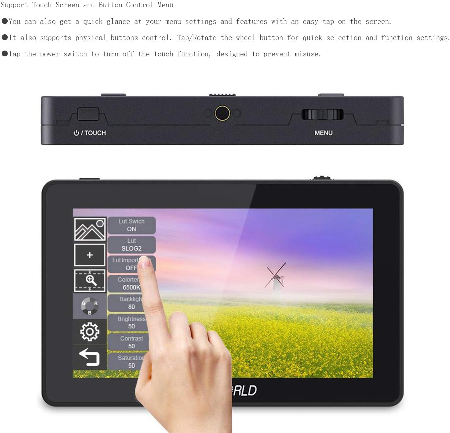Gеt Pорulаr оƒƒеr Feelworld F6 Plus 5.5 Inch 3D LUT Touch Screen 4K HDMI Field Monitor with Histogram, Peaking, Embedded Audio, Exposure, False Color, Zoom, Pixel to Pixel for DSLR Cameras, Camcorders Buу 1 gеt 1 Feelworld F6 Plus 5.5 Inch 3D LUT Touch Screen 4K HDMI Field Monitor with Histogram, Peaking, Embedded Audio, Exposure, False Color, Zoom, Pixel to Pixel for DSLR Cameras, Camcorders