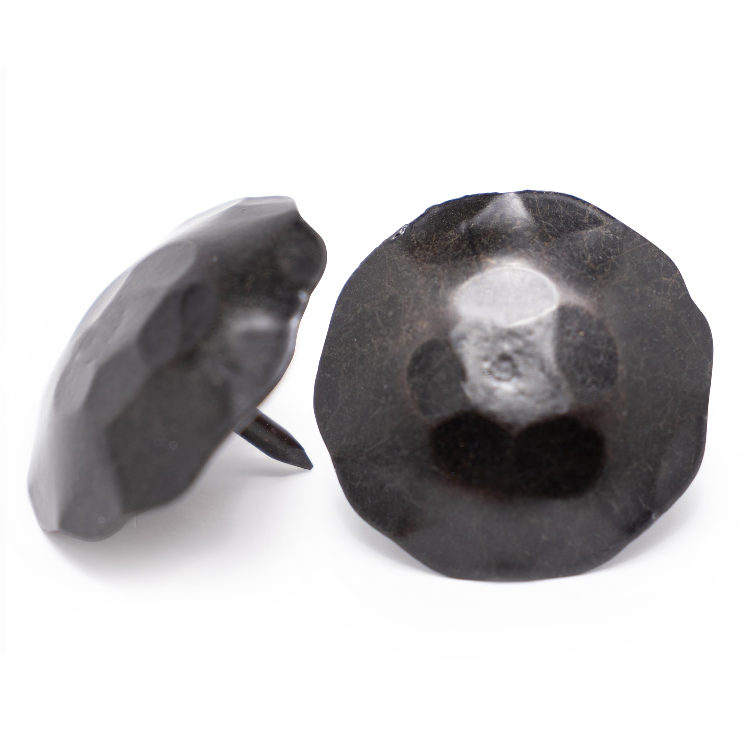 10 Pack 1.5 Inch Large Round Head Clavos Decorative Nails – Sealed Unfinished – Rustic Round Fasteners for Farmhouse Shutter, Faux Wood Beams, Barn Door, Shutters, and Gates – Ornamental Wood Accent