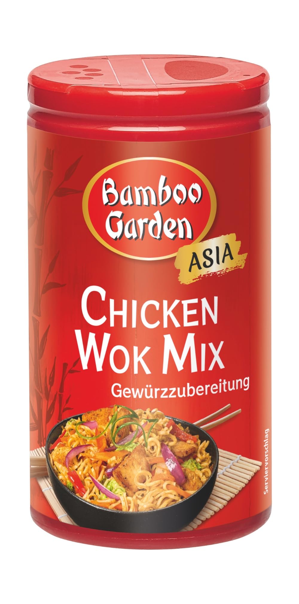 Bamboo Garden - Chicken Wok Mix Würzmischung | Vegan, natürliche Zutaten | 40 g in der Dose