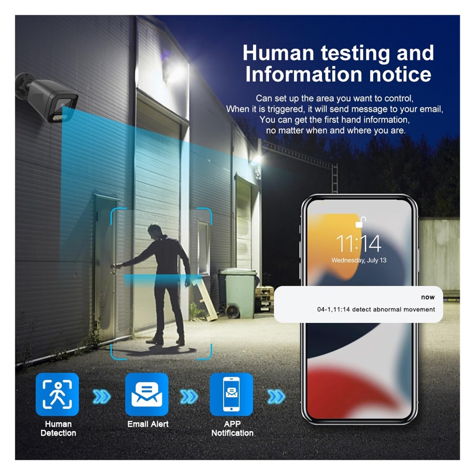 4K 8MP Poziom Czarnego Światła System Kamer Monitorujących Zewnętrzne Kamery CCTV Zabezpieczenia IP Zestaw Zewnętrzna Ochrona Bezpieczeństwa(1T,8CH NVR and 8 Camera)