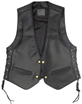 Amazon | カドヤ(KADOYA) K'S LEATHER バイク用レザーベスト ZC