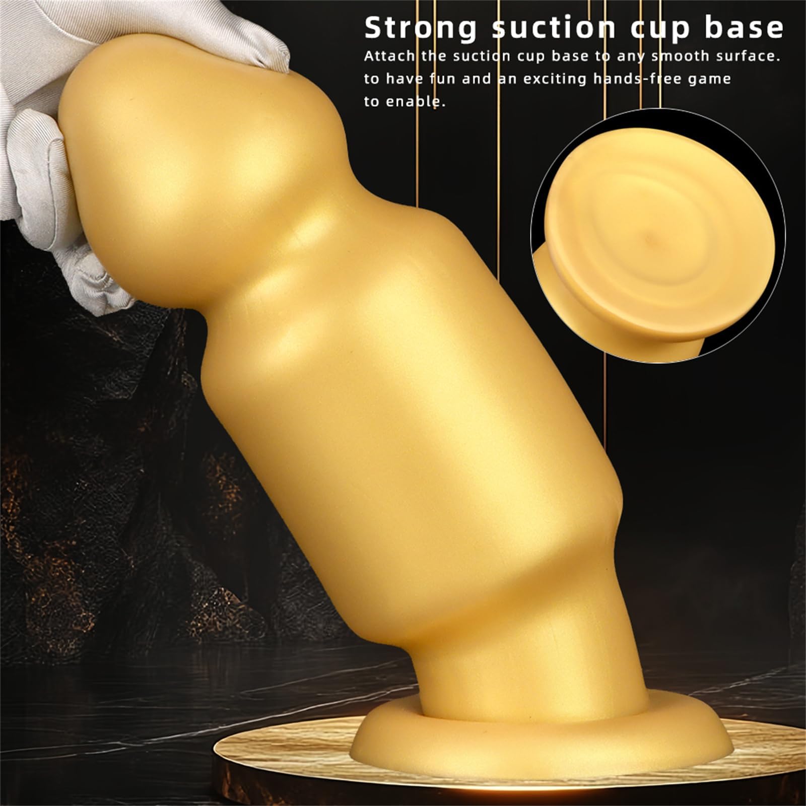 Extra Large Monster Plug Anale Super Large Silicone Anal Plug XXL Butt Plug Giocattolo Anale Enorme Dildo Realistico Dilatatore Dell'ano Fisting Giocattolo del Sesso Anale,L