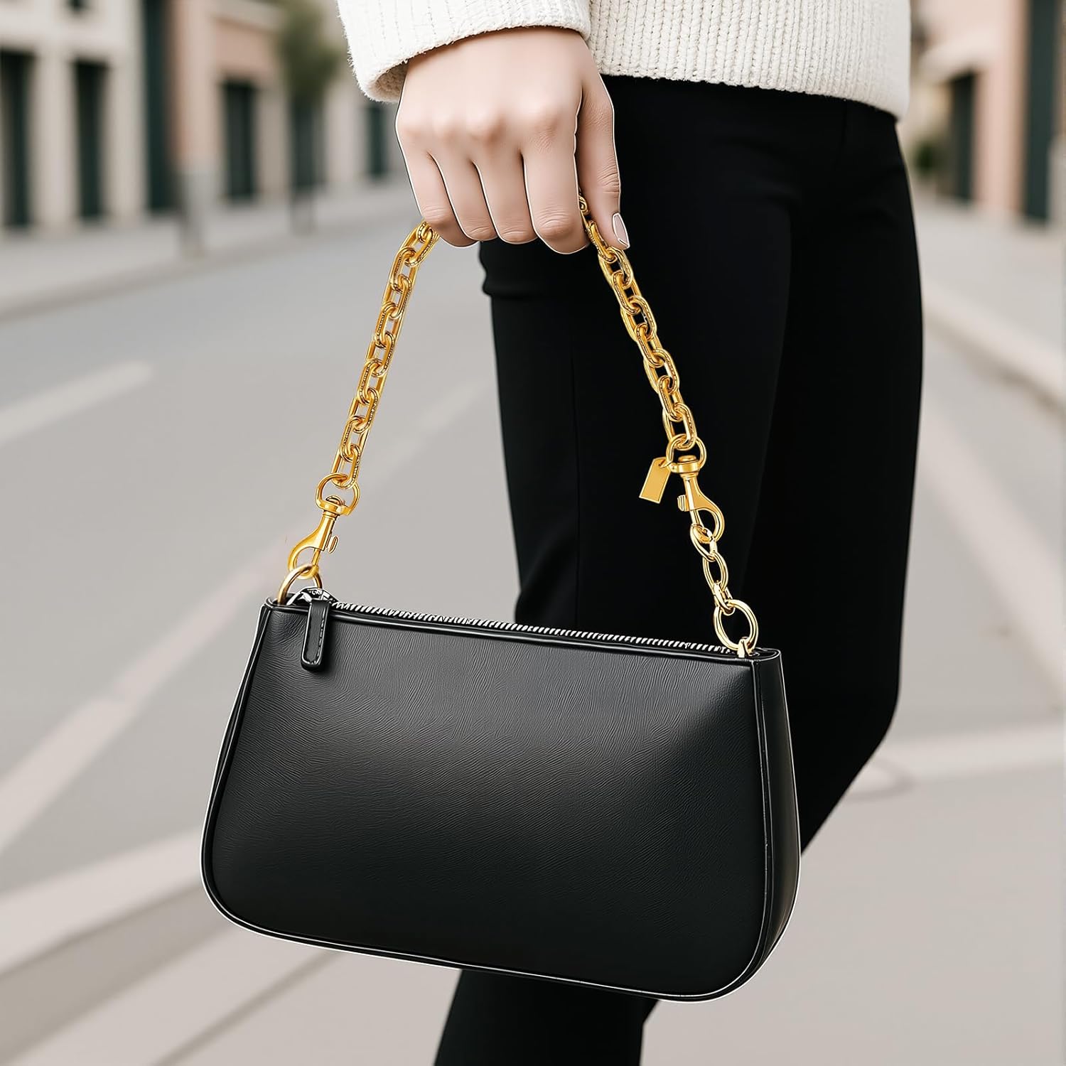 Weixiltc Bag Charm Chains for Women, Cute Purse Extender Chain, Punk Charm Pants Link Chain for Girls - Image 3