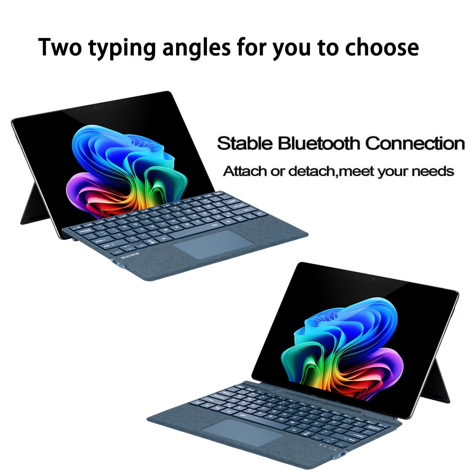 Amazon.co.jp: HEKUEUN Type Cover for Microsoft Surface Go 4 2023
