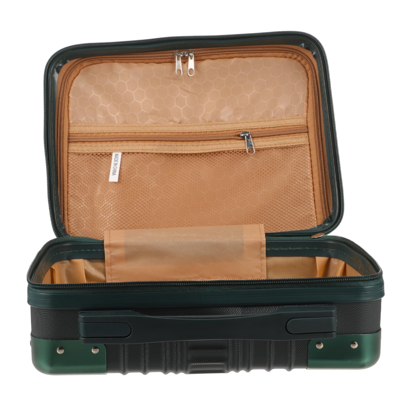 Makeup Aufbewahrungsbox aus Abs mit 14 Zoll Praktischer und Kosmetik Aufbewahrungskoffer für Damen zum Reisen und Leichter Tragekoffer