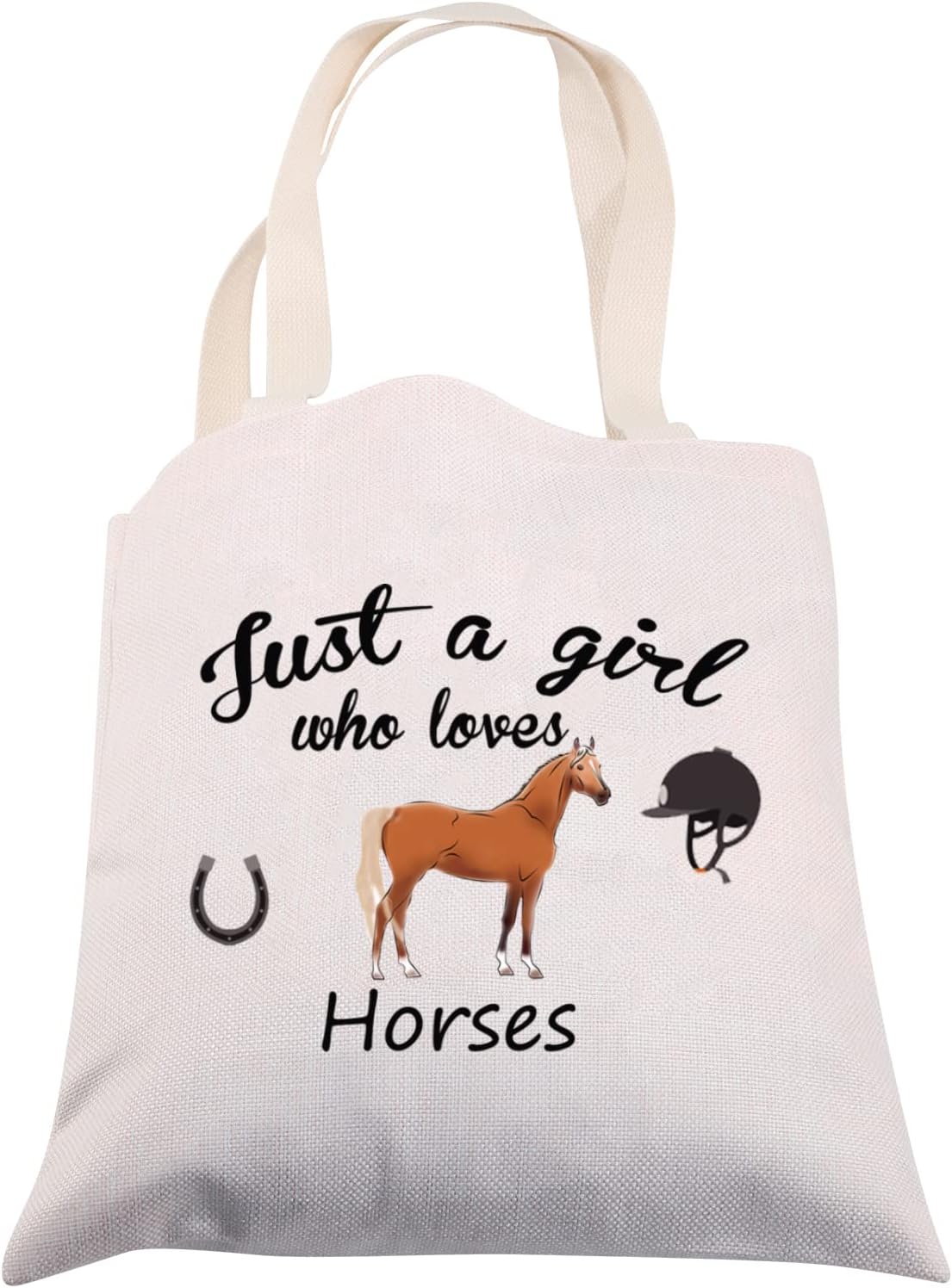 Horses Gifts for Girls Horse Makeup Bag Just a Girl Who Loves Horses Lover Gifts Horses Cosmetic