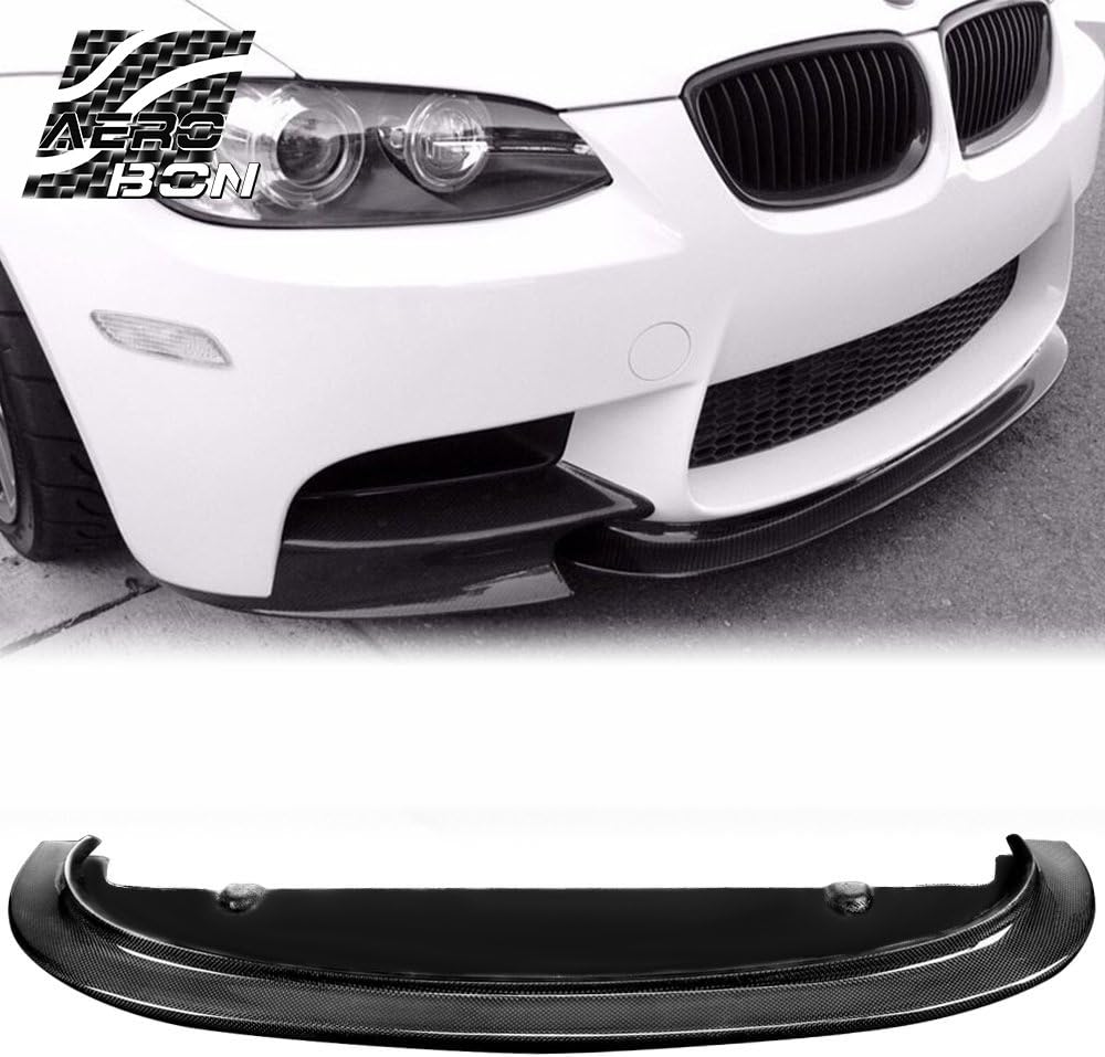 AeroBon Carbon Fiber CRT Style Front Bumper Lip Spoiler For E90 E92 E93 M3 2008-2013
