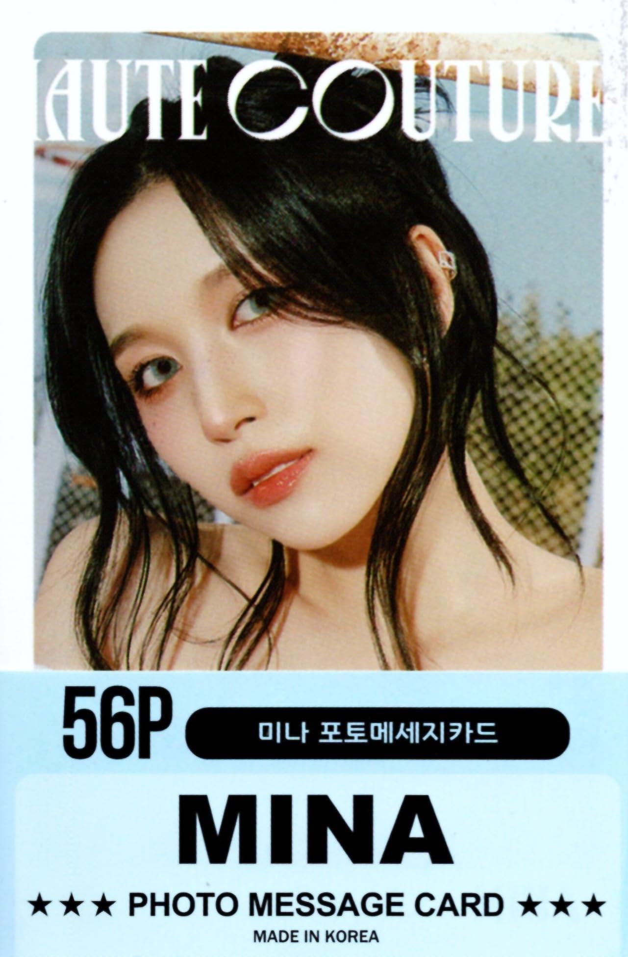 TWICE トゥワイス グッズ フォトメッセージカード 56枚 トレカ カード ミニ ポストカード セット (ミナ)